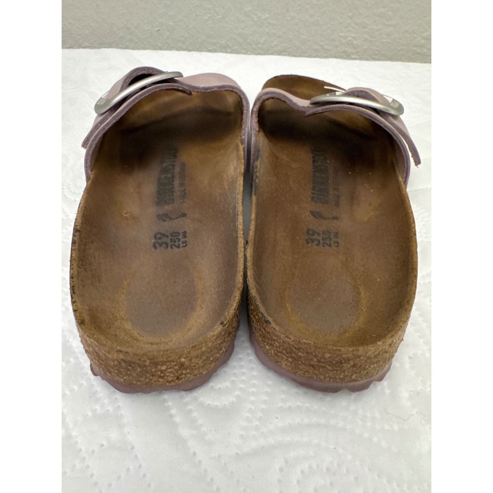 Birkenstock Madrid Single Strap Big Buckle Comfort Sandals Lavender Size 39 - Picture 7 of 13